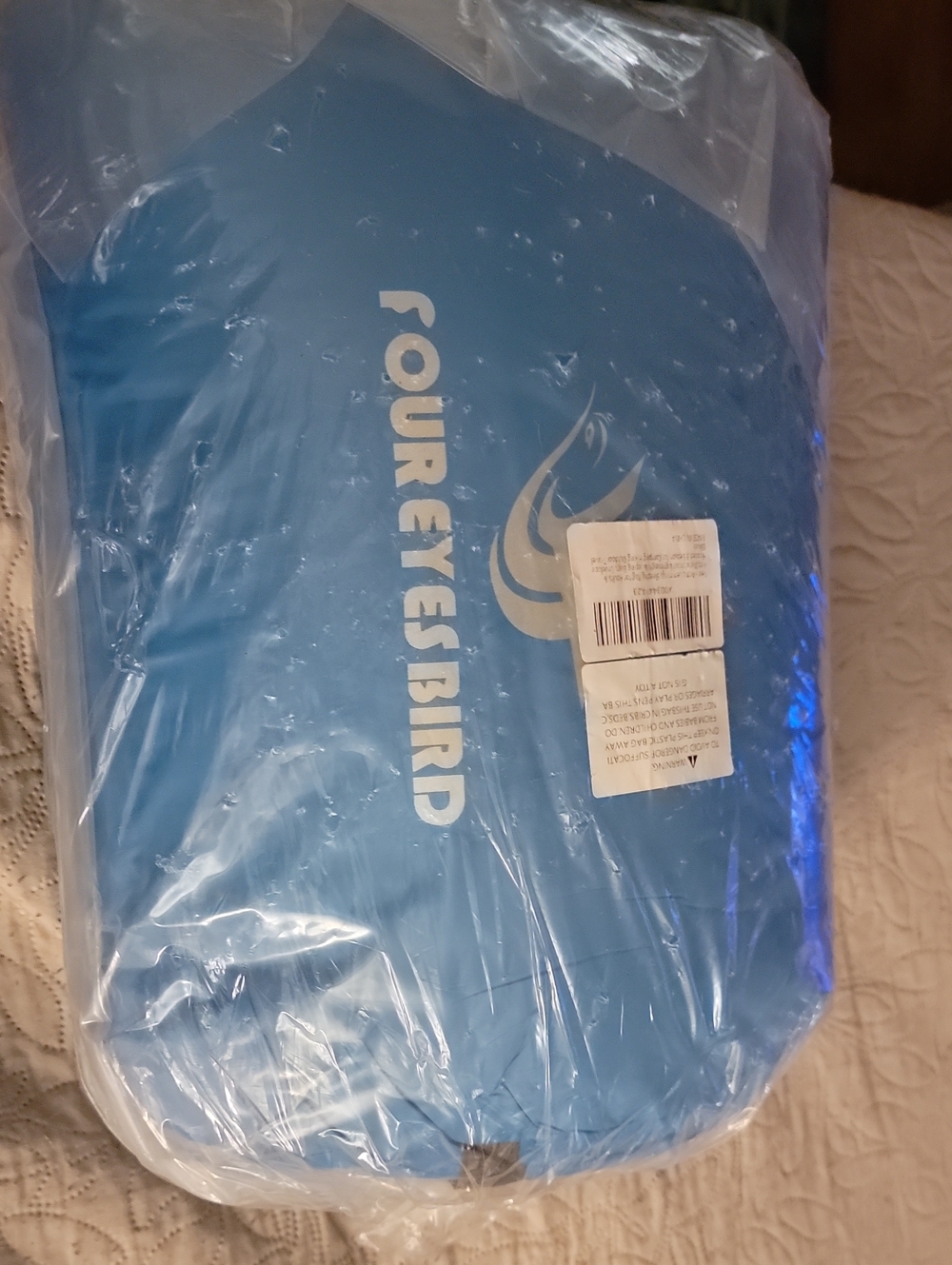 Four Eyes Bird Blue Sleeping Bag